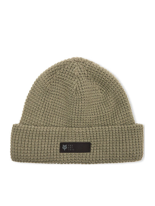 Zenther Beanie Fleece Beanie Knitted in Khaki color