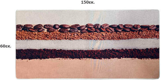 Kitchen Mat Runner 60x150cm XAK-003 Brown