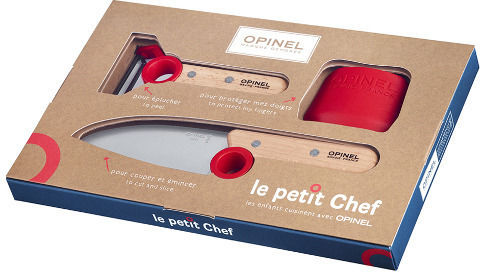 Opinel Der Kleine Chef Messer Set aus Rostfreiem Stahl