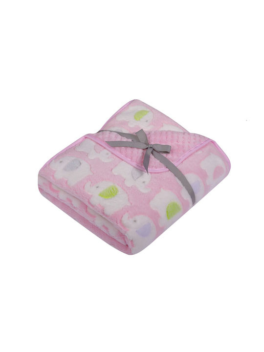 Duet Baby Pătură Pepinieră Swaddling pături Roz 90x80cm