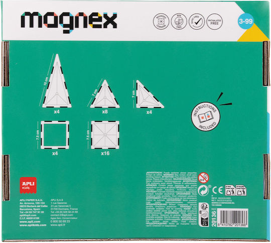 Apli Kids Jucărie Magnetică de Construcție pentru Copii de 3+ Ani
