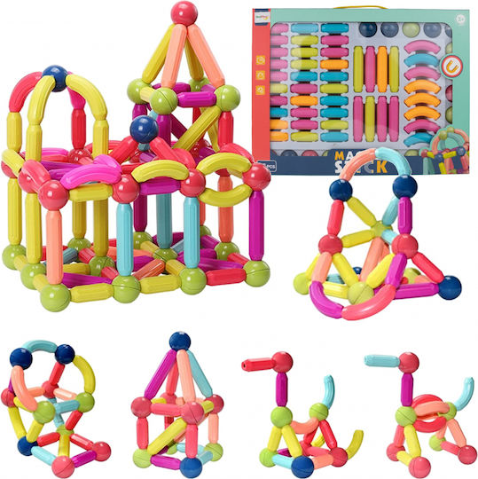 MalPlay MalPlay Magnetisches Bau- und Konstruktionsspielzeug für Kinder ab 3 Jahren