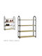 Plastik Schuhschrank aus Bambus 64x18x49cm