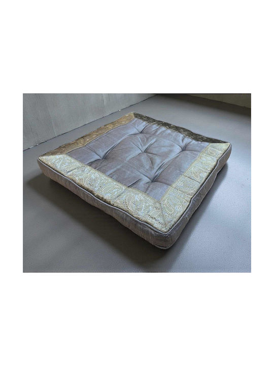 Linea Home Μαξιλάρι Καναπέ Silver 40x40εκ.