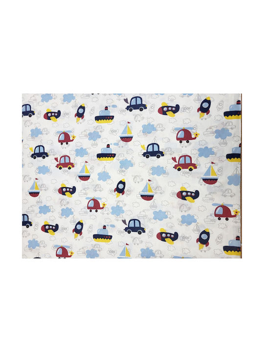 Cearșaf pentru bebeluși Pentru Patut Bumbac Alb 120x60buc