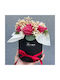 Aromatic Soy Candle Bouquet Roses 12x14cm