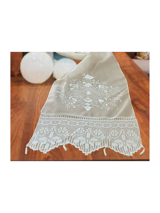 Linea Home Runner Din Mătase cu Broderie Pure 46x170cm
