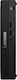 Lenovo V100q Mini PC (Kern i3-N305/16GB DDR5/512GB SSD/W11 Startseite)