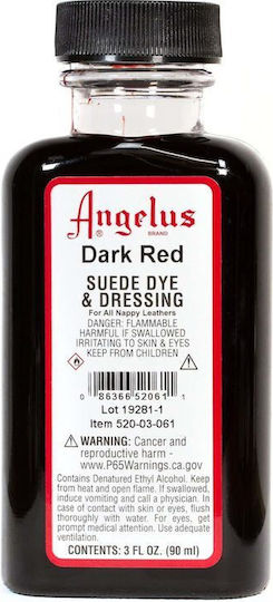 Angelus Suede Dressing Dark Brown Dye for Suede Color Change or Renewal Dark Brown