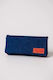 Dino Rossi Handmade Tobacco Pouch Denim Design Blue & Orange