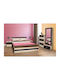 Bedroom Furniture Set 150x200cm 6 Pieces