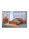 Bedroom Furniture Set of Beech 90x190cm 5 Pieces