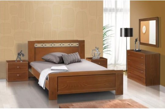 Set De Mobilier Pentru Dormitor Stejar Fag 160x200cm 5 Bucăți