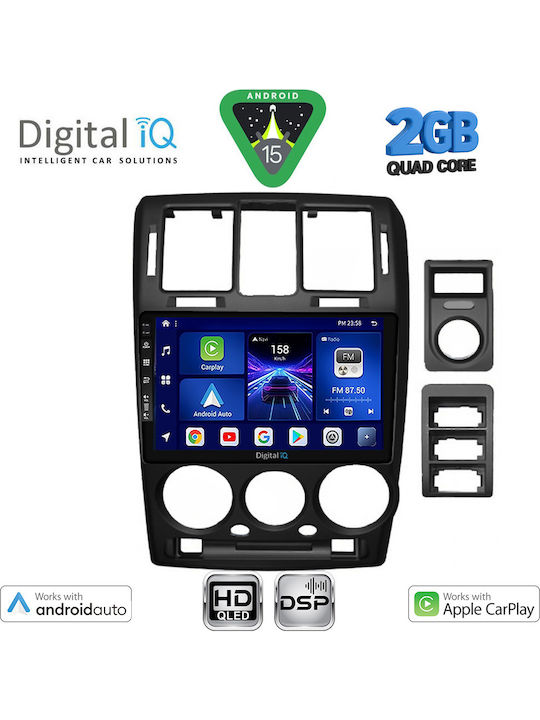 Digital IQ Car Audio System for Hyundai Getz 2002-2011 (Bluetooth/USB/WiFi/GPS/Apple-Carplay/Android-Auto) with Touch Screen 9"