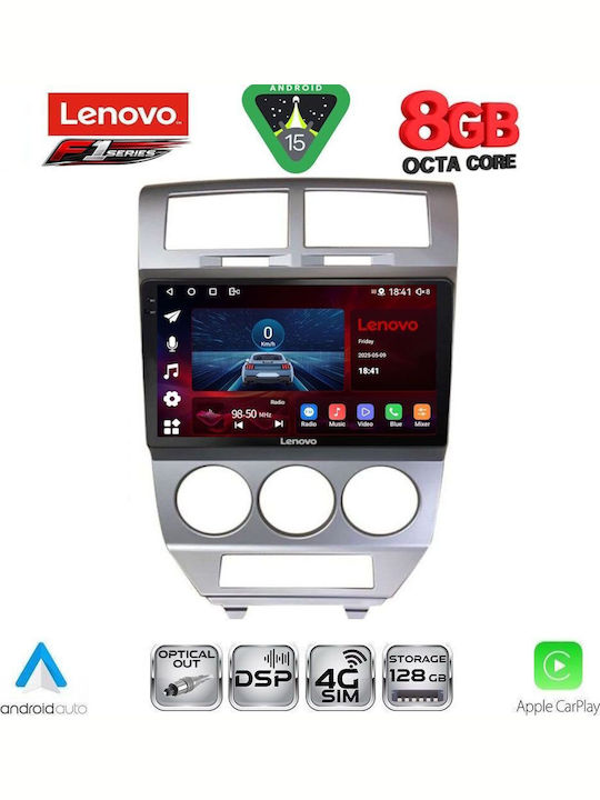 Lenovo Car Audio System Dodge Caliber 2006-2012 (Bluetooth/USB/WiFi/GPS/Apple-Carplay/Android-Auto) with Touch Screen 10"