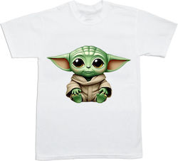 White Baby Yoda Kids Top White Baby Yoda Kids Top