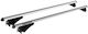 Menabo Aluminum Car Roof Bars Tiger XL Silver 131.5 Cm Silver Color Genesis GV80 5 Doors 2020 Flush Or Raised Rails 2 Pieces 8500/mb Menabo MP.8500/MB-43