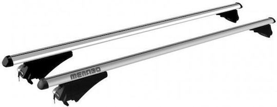 Menabo Aluminum Car Roof Bars Tiger XL Silver 131.5 Cm Silver Color Genesis GV80 5 Doors 2020 Flush Or Raised Rails 2 Pieces 8500/mb Menabo MP.8500/MB-43