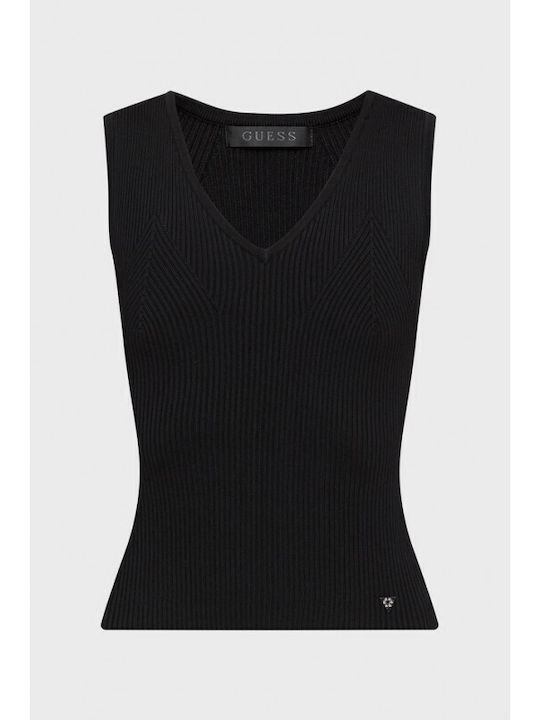 Guess Women's Sleeveless Sweater Black
