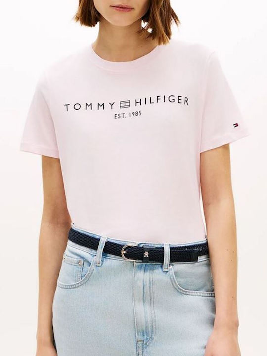 Tommy Hilfiger Дамска Тениска Светлорозова