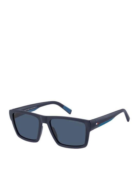 Tommy Hilfiger Unisex Γυαλιά Ηλίου με Μπλε Κοκκάλινο Σκελετό και Μπλε Φακό TH2324/S PJP/KU