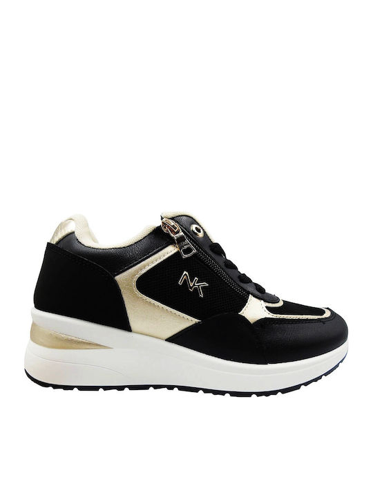 Γυναικεία Sneakers Μαύρο-χρυσό