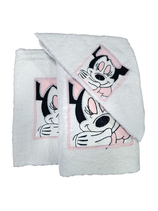 Βρεφική Πετσέτα Σώματος Minnie Mouse Ροζ