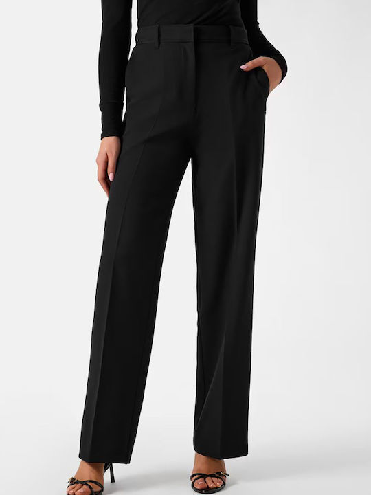 Guess Damen Stoff Palazzohose Black