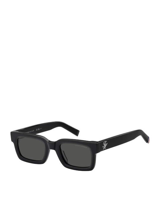 Tommy Hilfiger Unisex Γυαλιά Ηλίου με Μαύρο Κοκκάλινο Σκελετό και Γκρι Φακό TH2368/S 807/IR