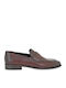 Leder Herren Mokassins in Braun Farbe