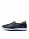 Men's Leather Moccasins Blue