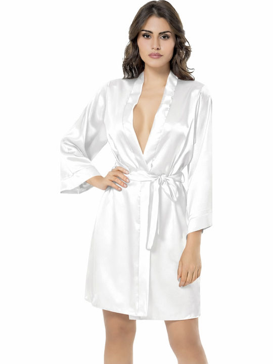Primoda Winter Women's Robe White