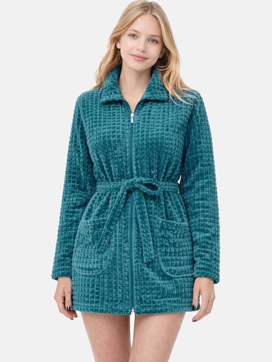 Koyote Winter Damen Robe Petrol Blue