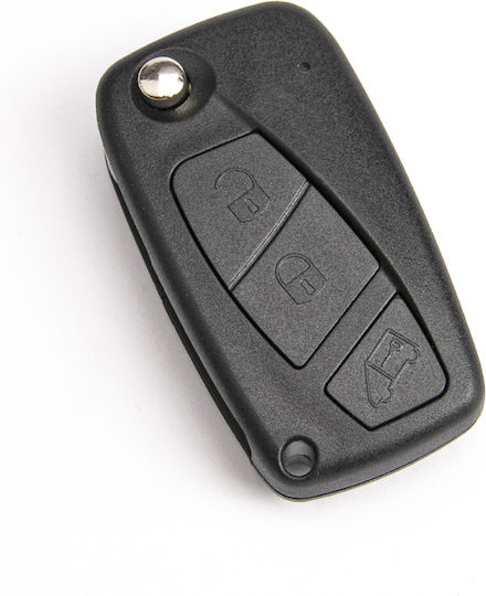 Foldable Car Key Shell with Blade without Buttons for Fiat