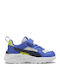Trinity 2 Kids Sneakers Anatomic With Hoop & Loop Closure Blue