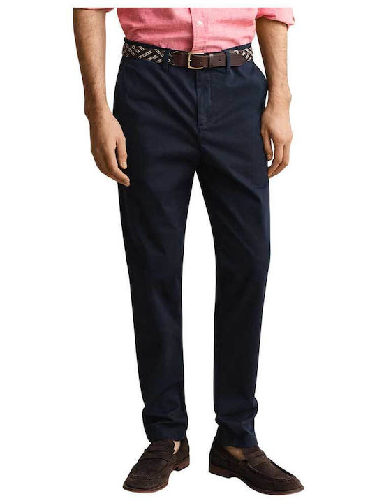Gant Elastic Blue Trousers