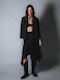 Sotris Long Women's Blazer Black