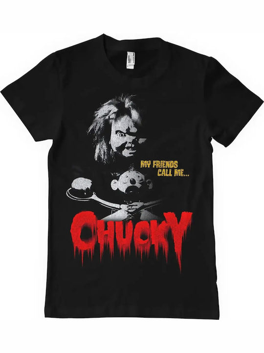 T-shirt Call Me Chucky Uv-1-cky004-h97-14-bk