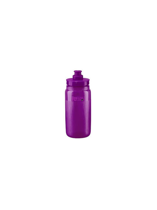 Elite Παγούρι Πλαστικό Ποδηλάτου 550ml Μωβ
