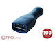 Quick Disconnect Fully Insulated Female Terminal Blue F2-4.8vf/5 Jee Fuji Pioneer 346324-1-0-p Fis.101