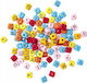 Dp Craft Wooden Colorful Letter Beads 100 Pieces