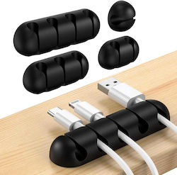 Clipsuri Autocolante Pentru Cabluri Din Silicon