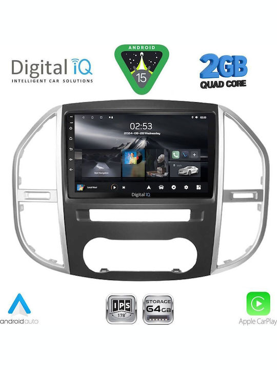 Digital IQ Car Audio System for Mercedes-Benz Vito Viano 2015 with Touch Screen 10" DIGITAL IQ RSD 1429 CPA