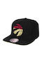 Mitchell & Ness Nba Toronto Raptors Snapback Cap 6hssmm19489-trablck
