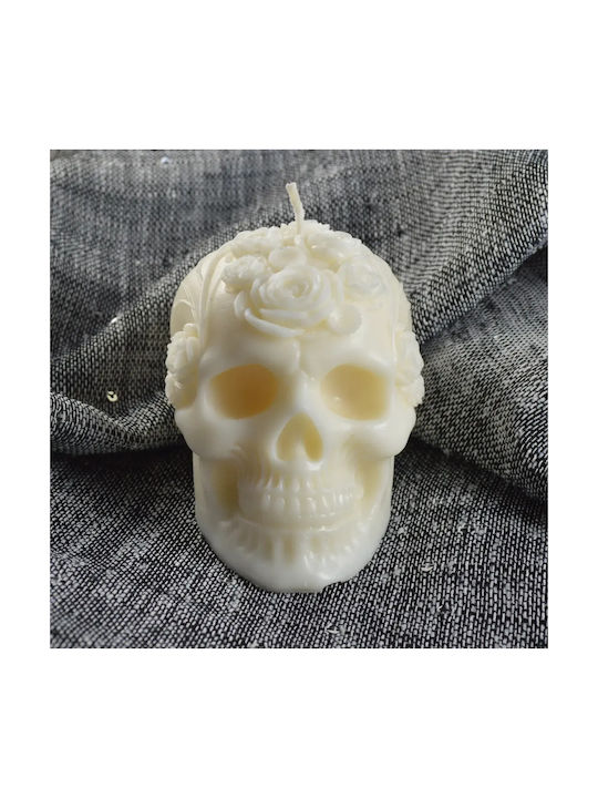 Nekro-Kopf Blumen Karamell Butter Kerzen