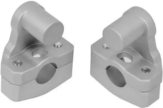 Gpk Universal Ρυθμιζόμενοι Αποστάτες Τιμονιού 22mm Ασημί