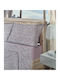 Homestyle Σεντόνι Ημίδιπλο με Λάστιχο 120x200+33εκ. Λιλα