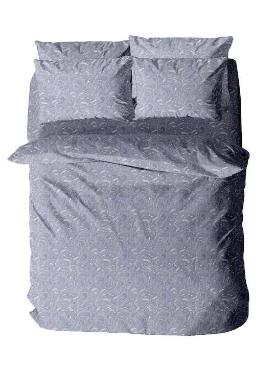 Sunshine Menta 152 Single Bed Sheet Set with Ru...