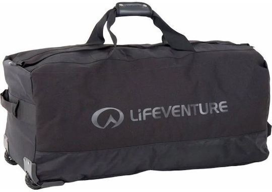 Lifeventure Expedition Σακ Βουαγιάζ 120lt Μαύρο με Ρόδες Υφασμάτινο