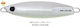 Hots Artificial Bait Speed Slider, slider Fluorescent 120gr Silver Glow Belly